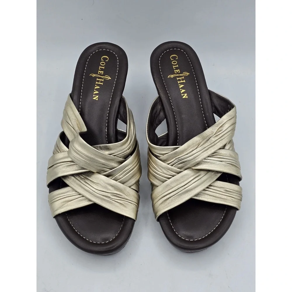 Cole Haan Women's Air Eden Slide Sandals‎ Gunsmoke size 6B